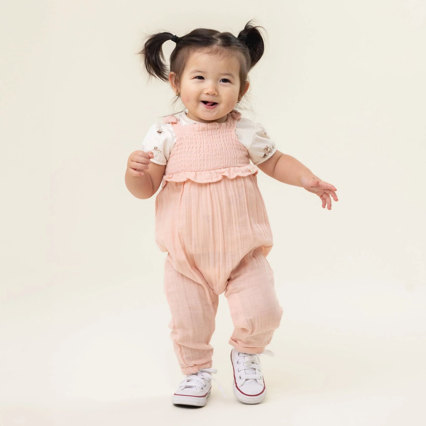 Nano - Too Beautiful Overalls - Coral