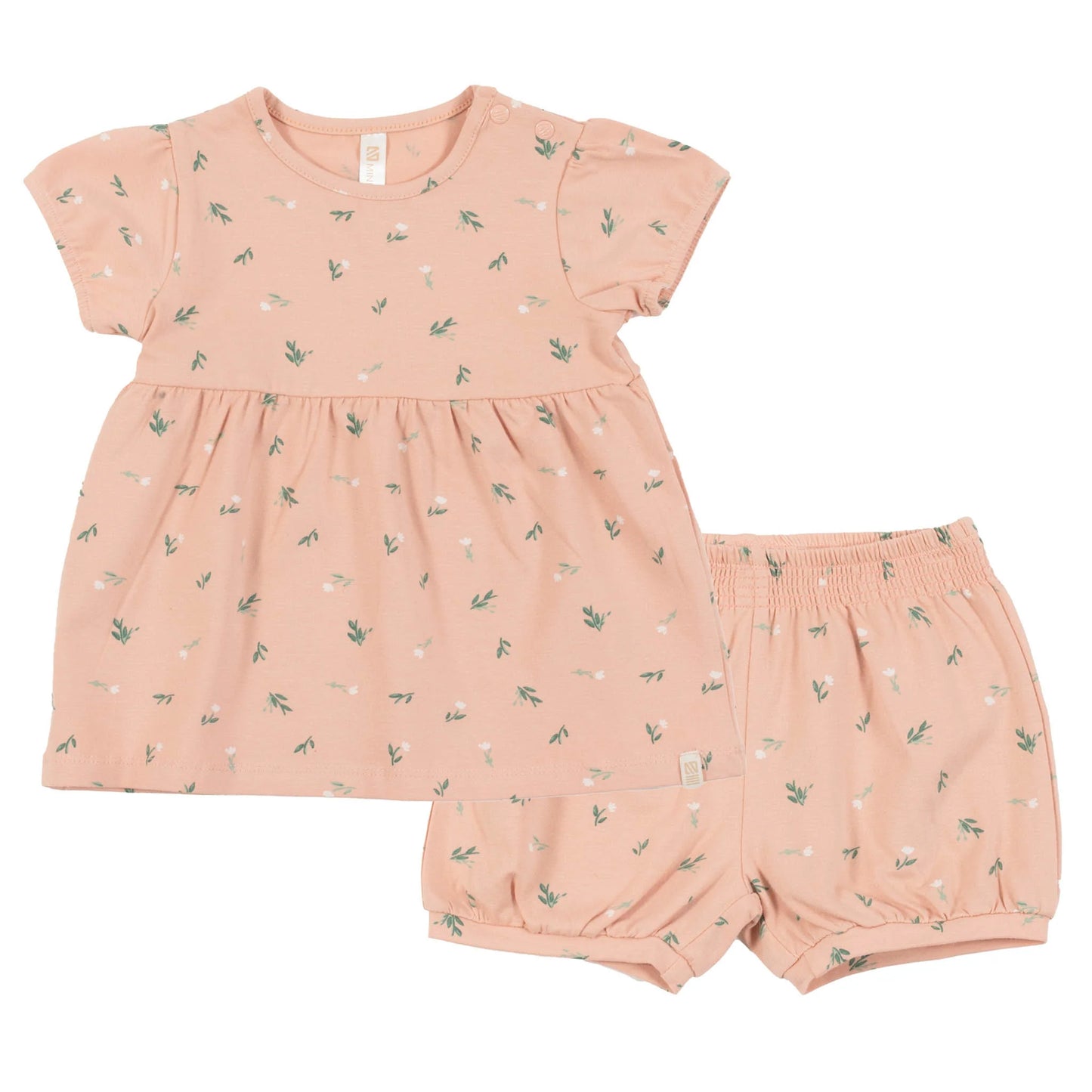 Nano - Too Beautiful Short Set - Coral