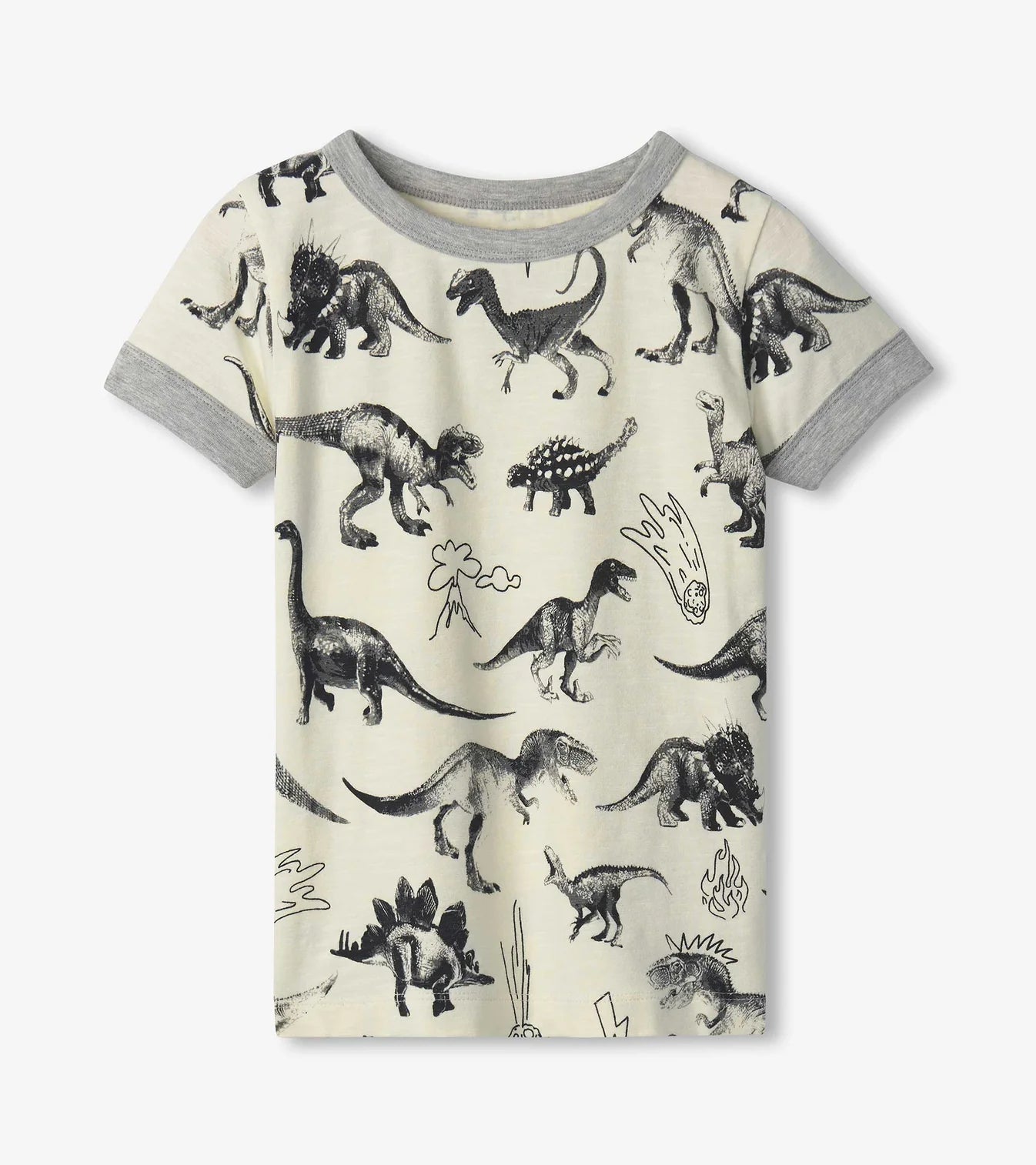 Hatley - Cotton Short Pajamas - Dino Extinction