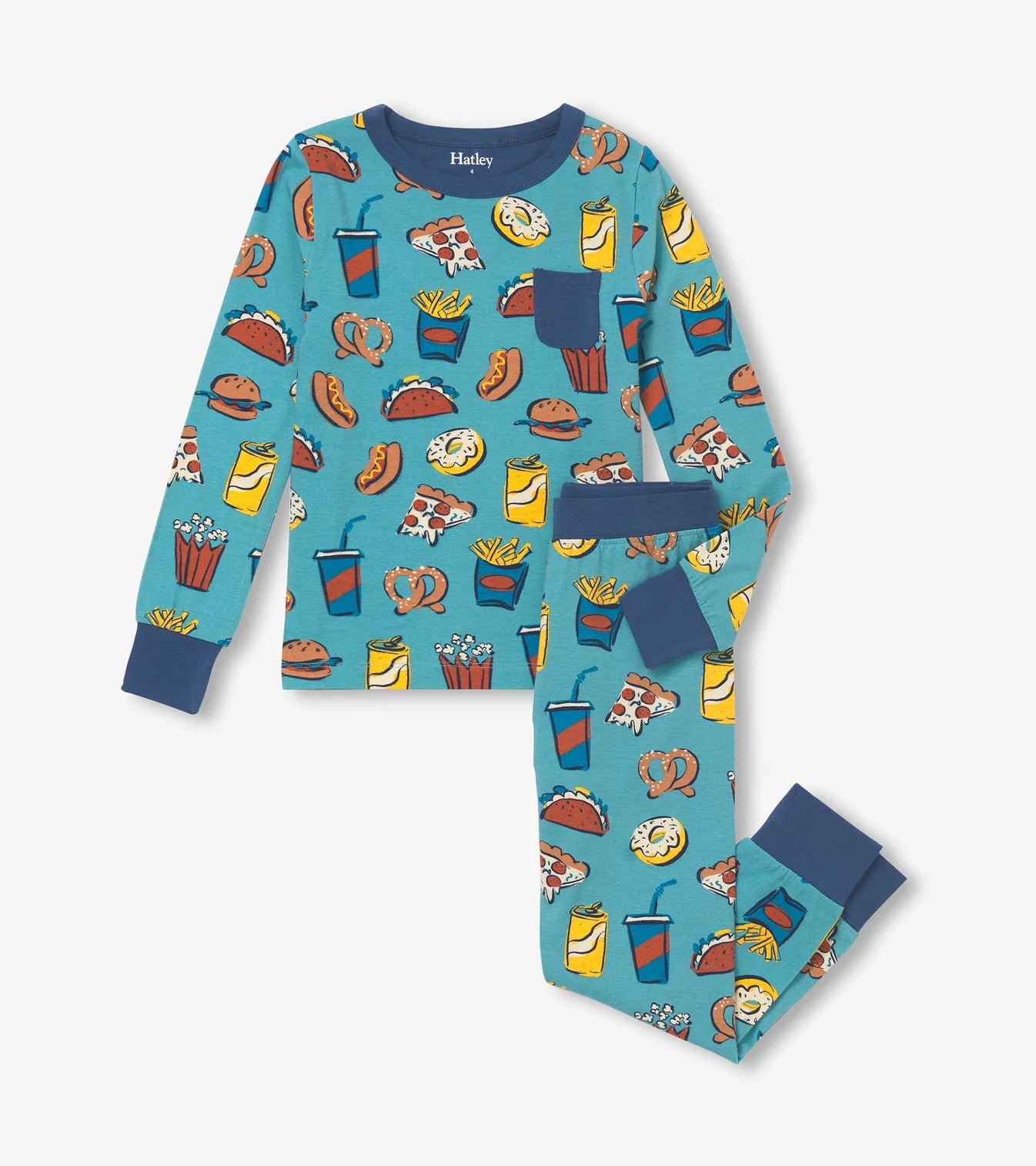 Hatley - Bamboo 2pc Pajamas - Carnival Eats