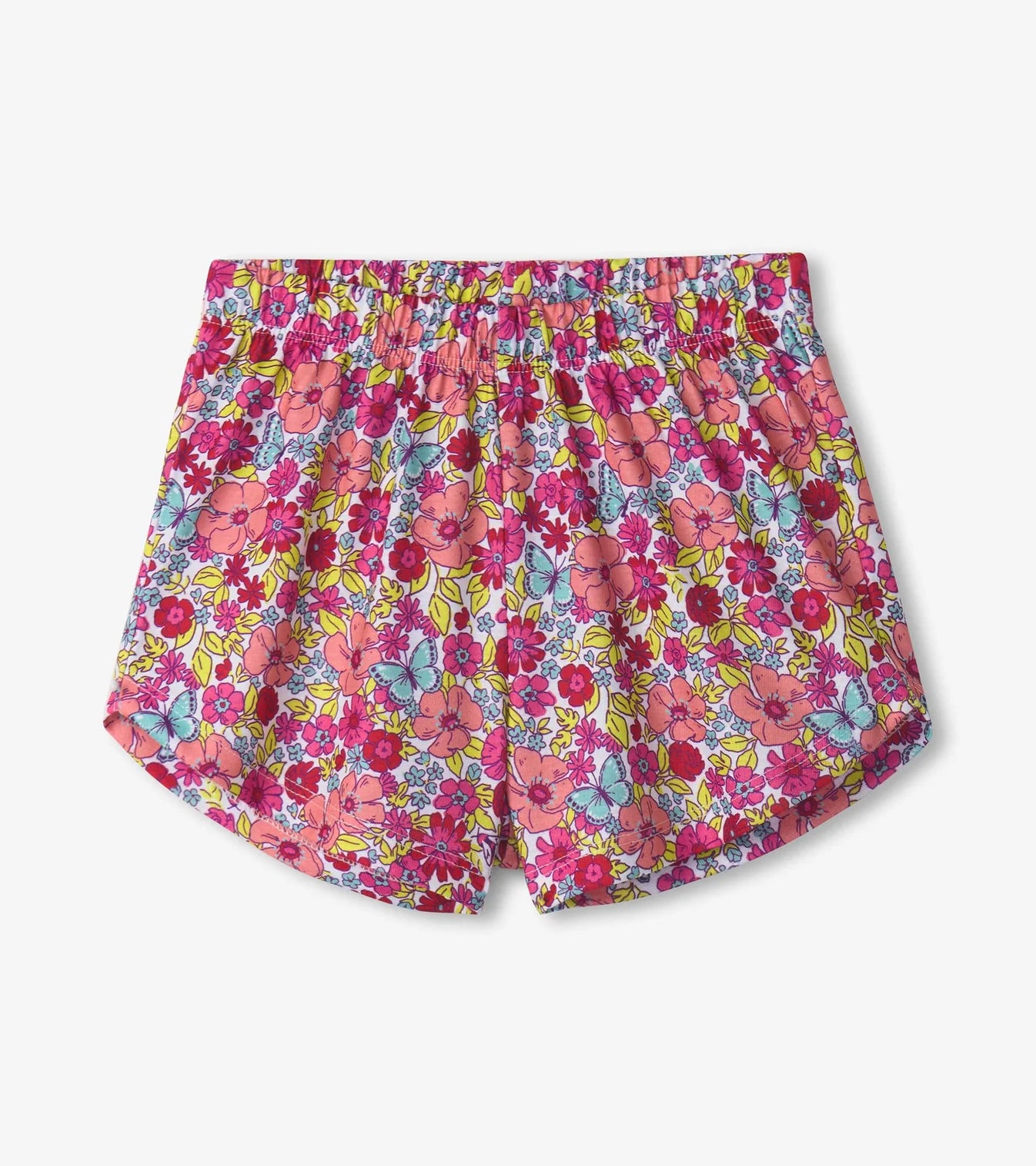 Hatley - 2pc T-shirt and Short Pajama Set - Groovy Flowers