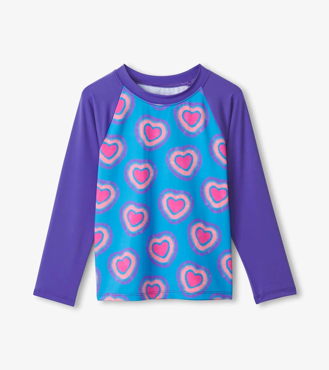 Hatley - Long Sleeve Rashguard - Glowing Hearts