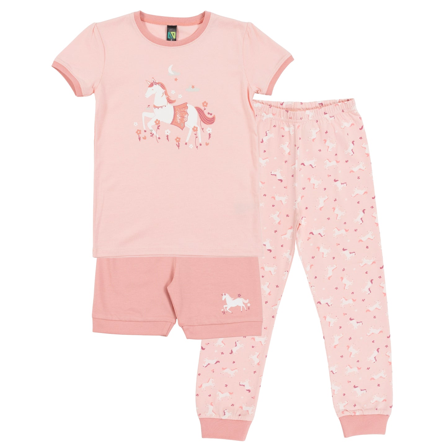 Nano - 3pc Pyjama Set - Coral