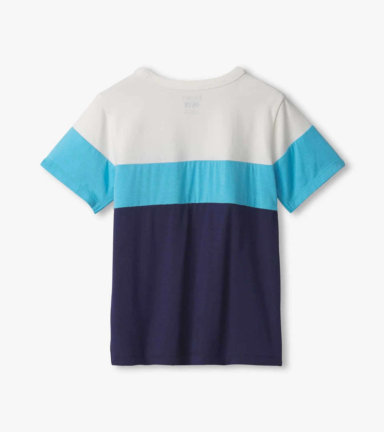 Hatley - Colour Block Bamboo Tee - Patriot Blue