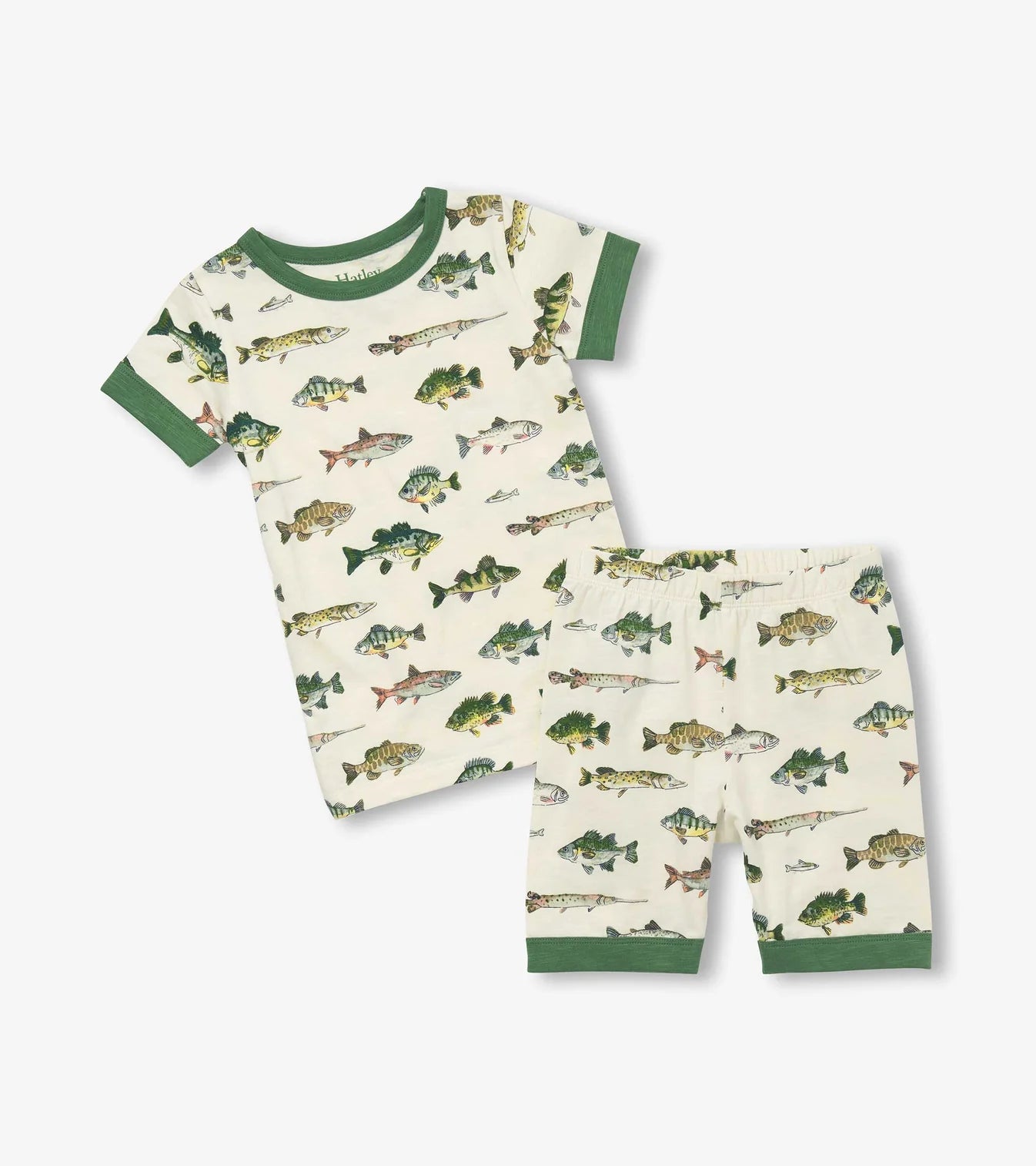 Hatley - Cotton Short Pajamas - Real Fish