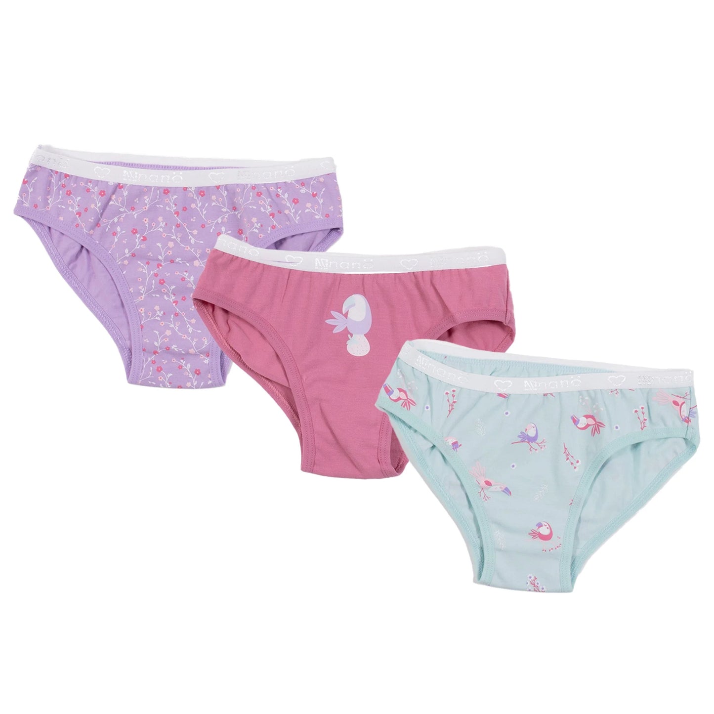 Nano - 3-Pack Briefs - Parrots