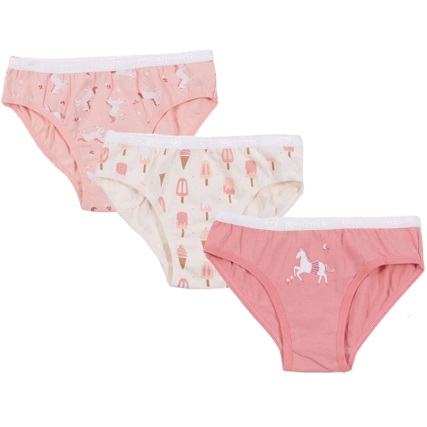 Nano - 3-Pack Briefs - Unicorns