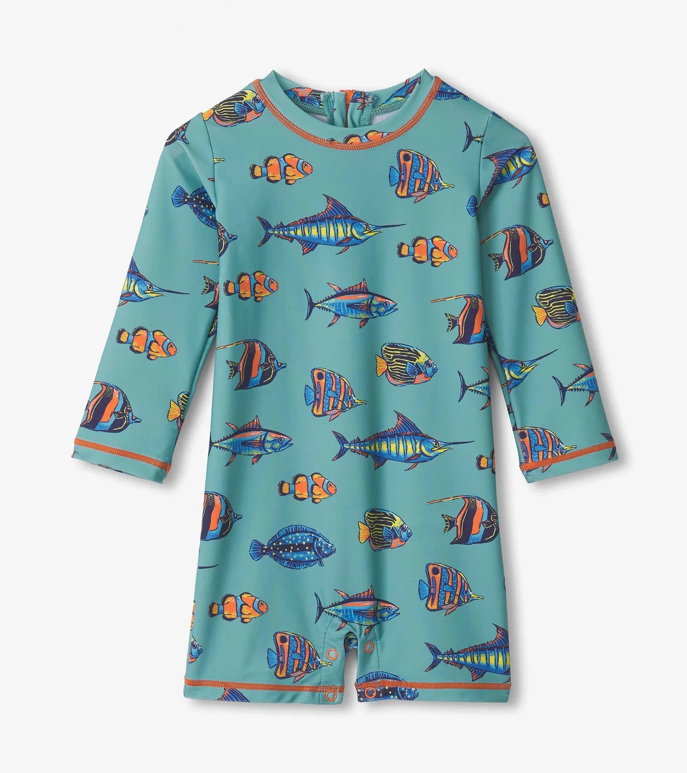 Hatley - Rashguard Swimsuit - Tropical Fish
