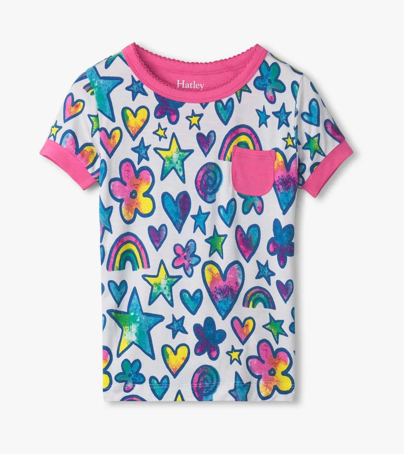 Hatley - Bamboo Short Pajama Set - Doodles