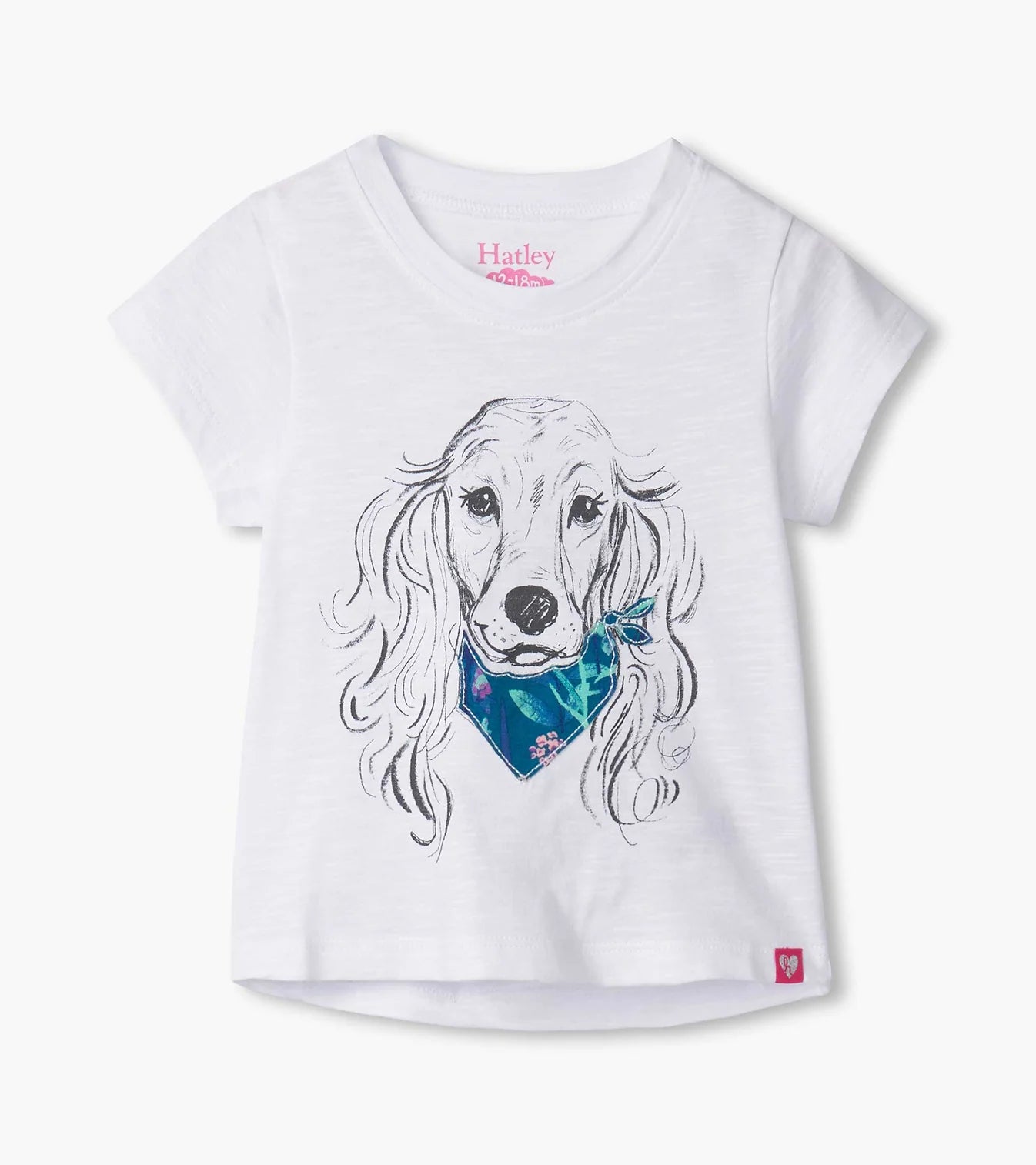 Hatley - Graphic Tee - Wildflower Puppy