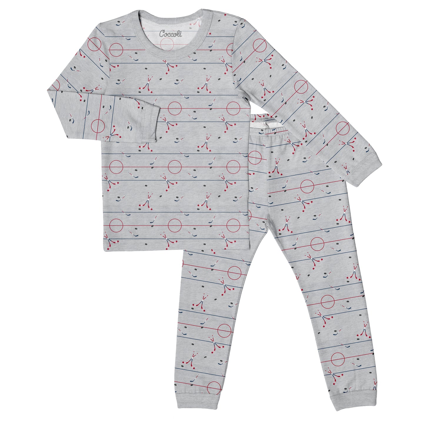 Coccoli Bamboo Pajamas - Hockey
