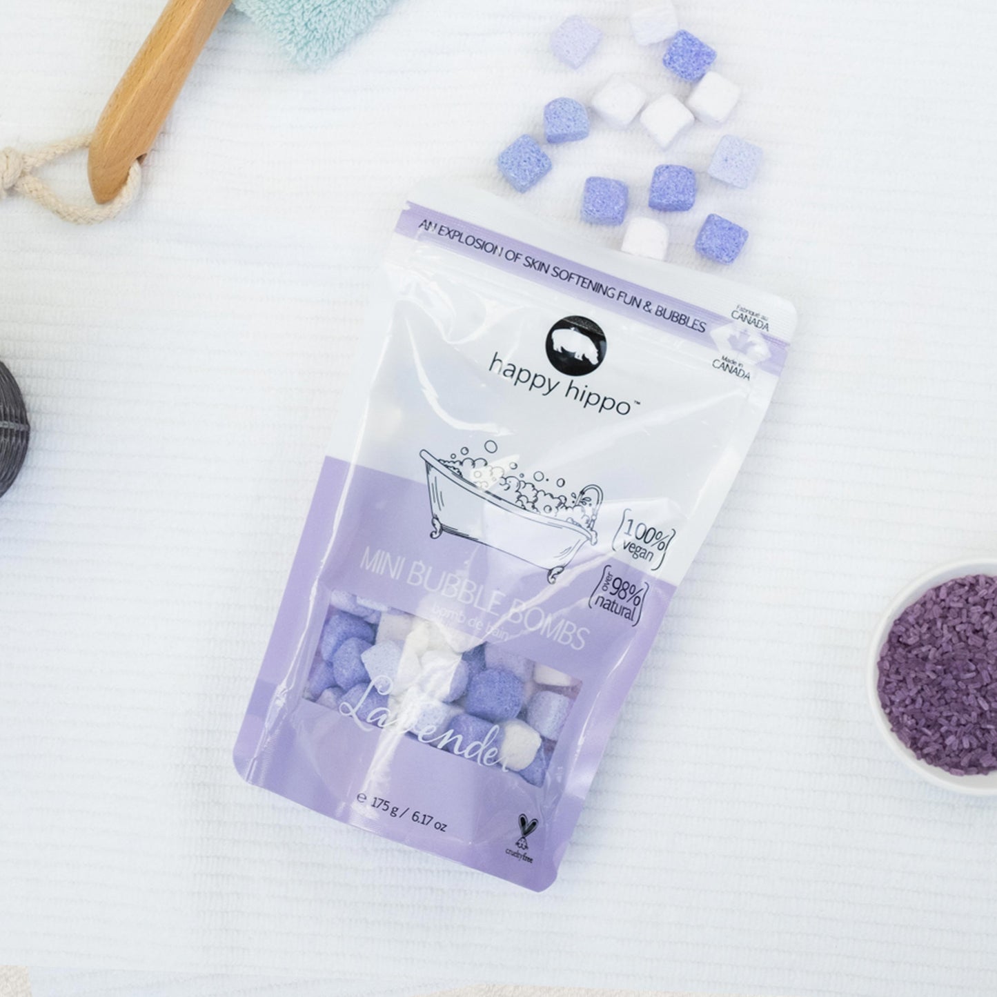 Happy Hippo - Mini Bath Bombs - Lavender