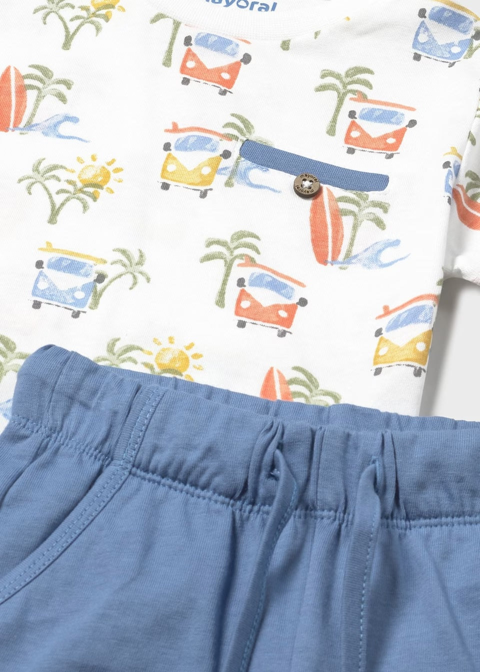 Mayoral - 3 pce Short Set - Coral