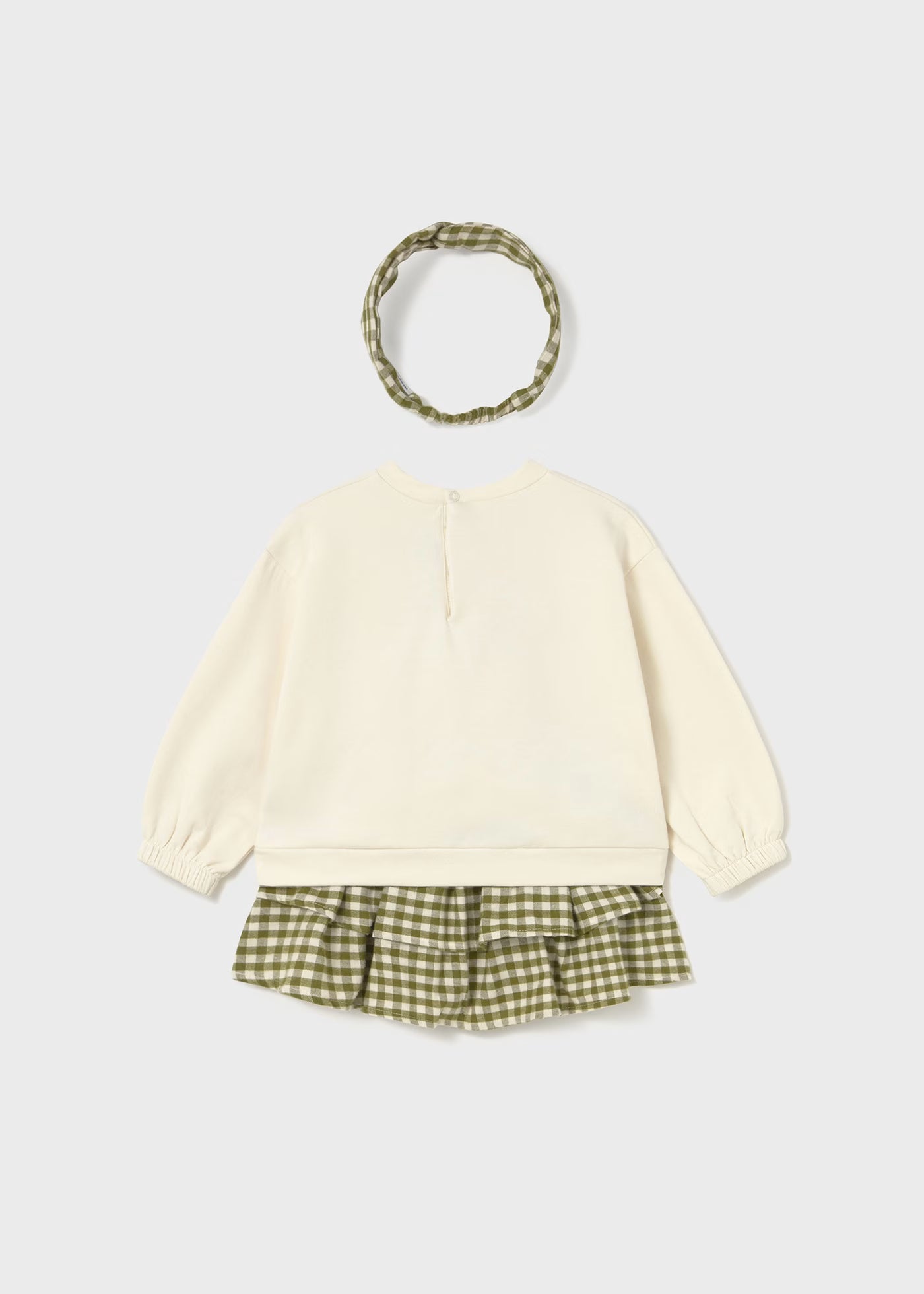 Mayoral - 2 pce Skirt Set with Headband - Bayleaf