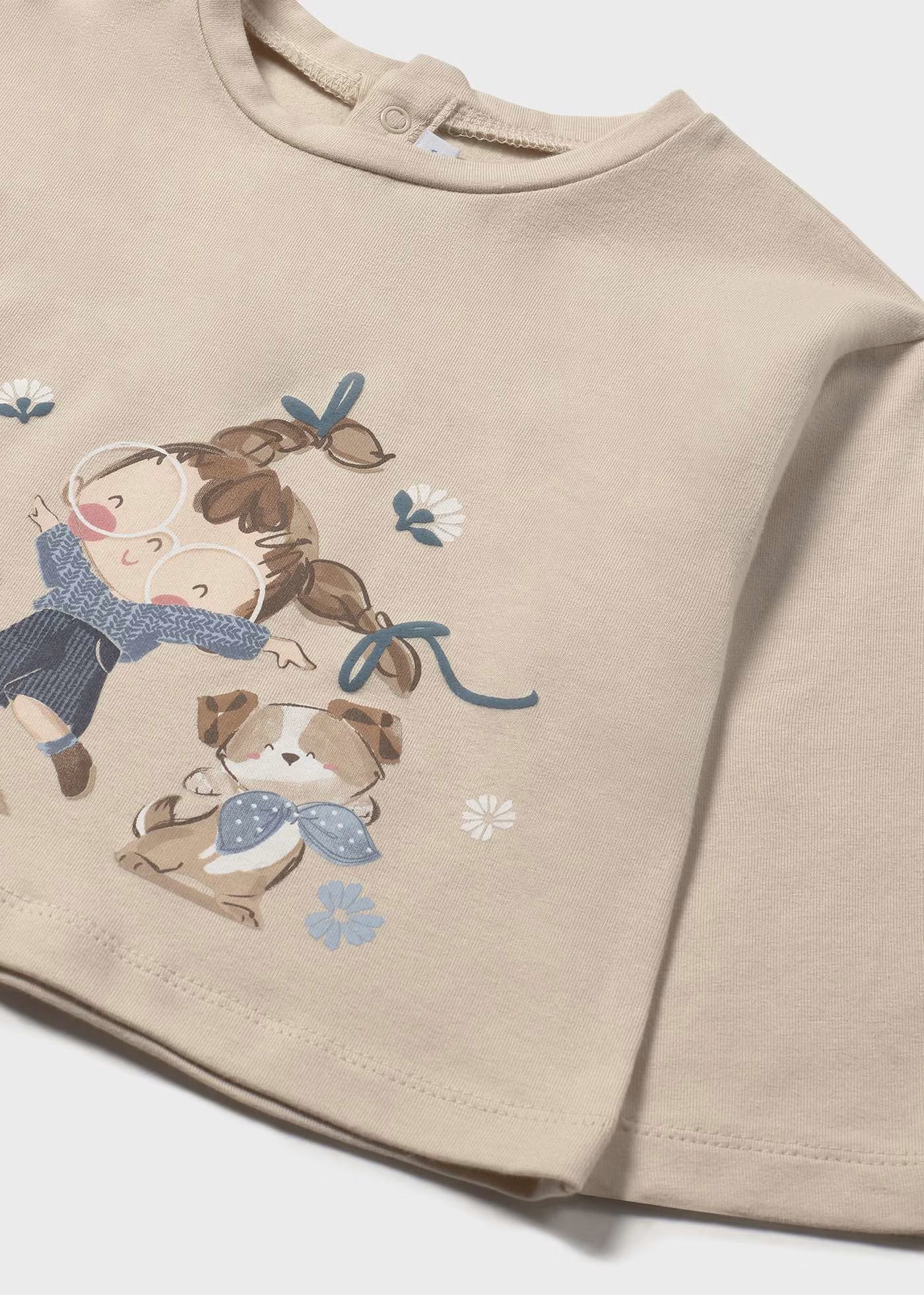 Mayoral - Long Sleeve Tshirt - Sand