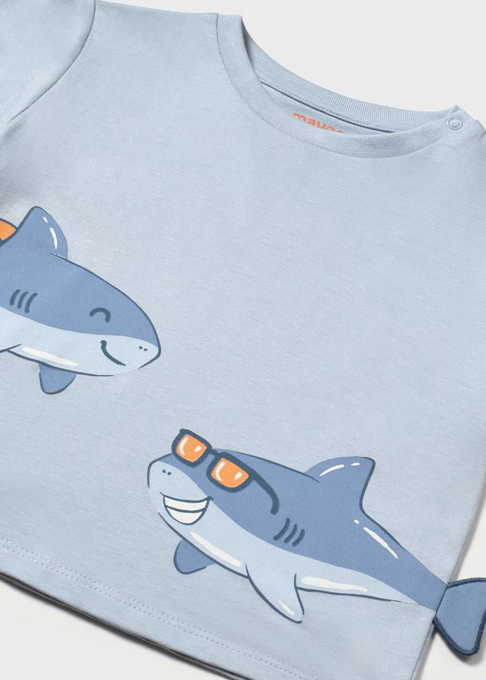 Mayoral - Cotton T-Shirt - Sharks
