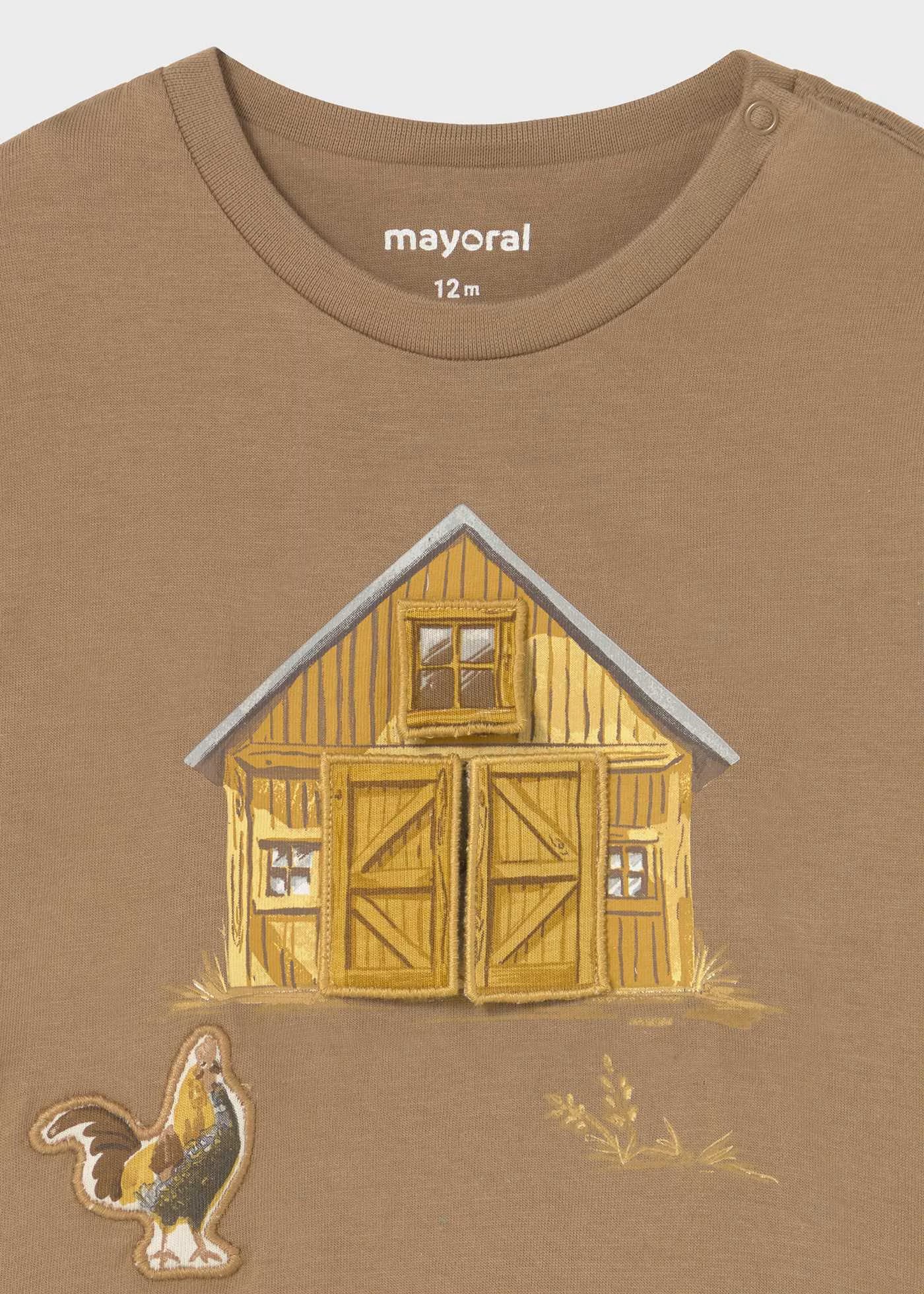 Mayoral - Long Sleeve Tshirt - Caramel