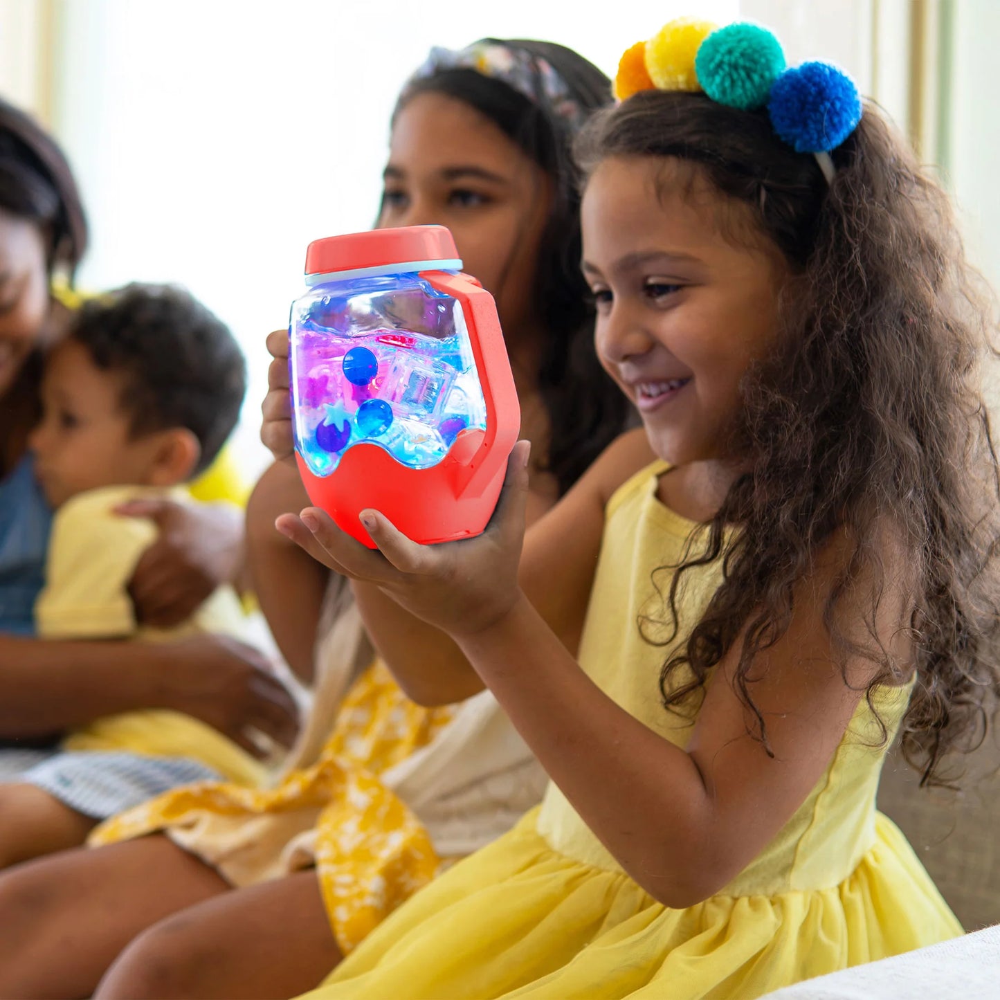 Glo Pals - Sensory Play Jar - Coral