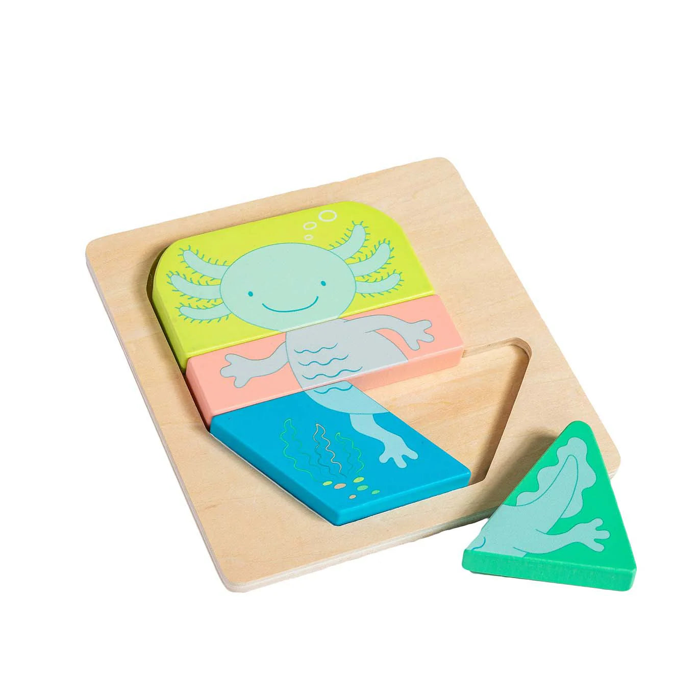 Mary Meyer 9" Wooden Puzzle - Axolotl
