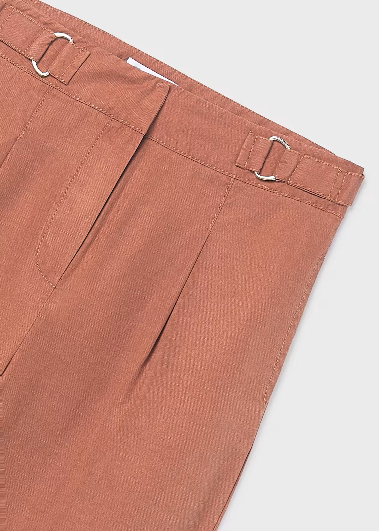 Mayoral - Pants with Buckles - Clay