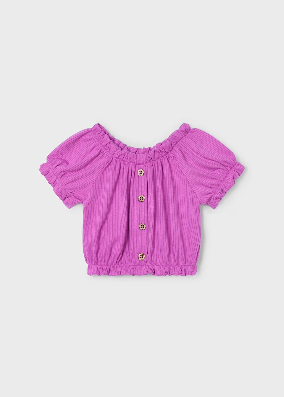 Mayoral - Ribbed Shirt - Orchid