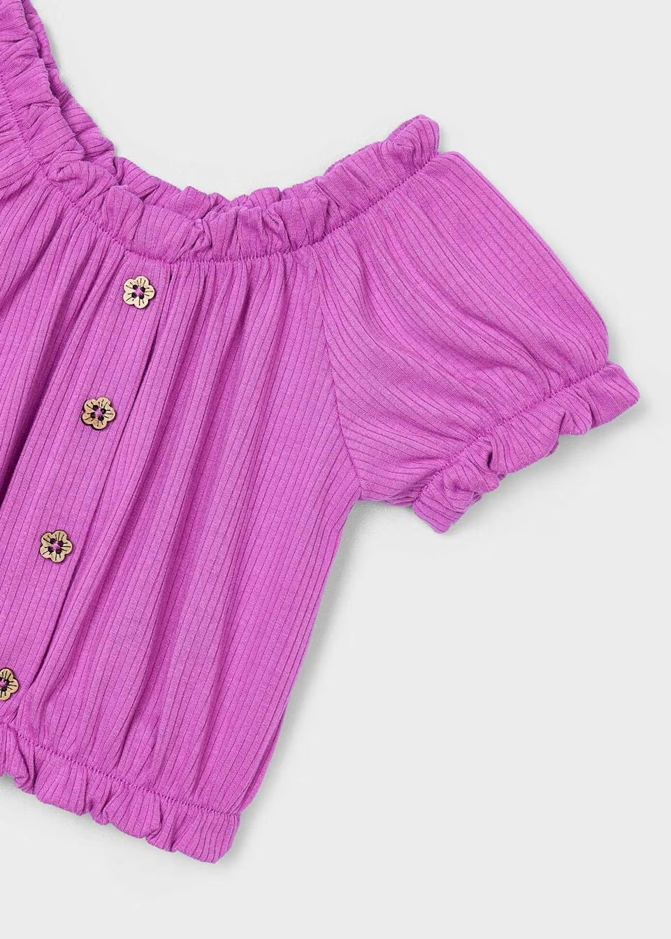 Mayoral - Ribbed Shirt - Orchid