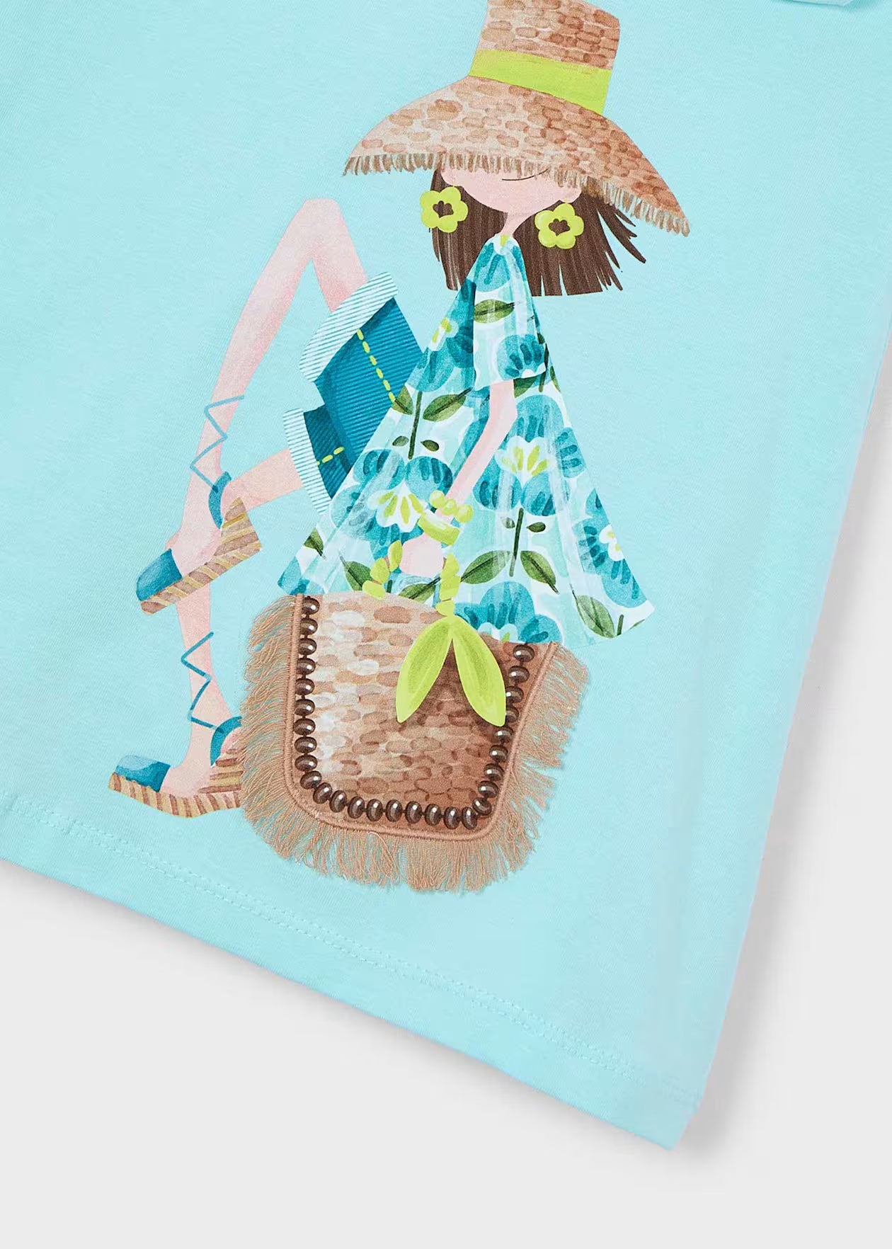 Mayoral - Ruffled Dress - Ocean