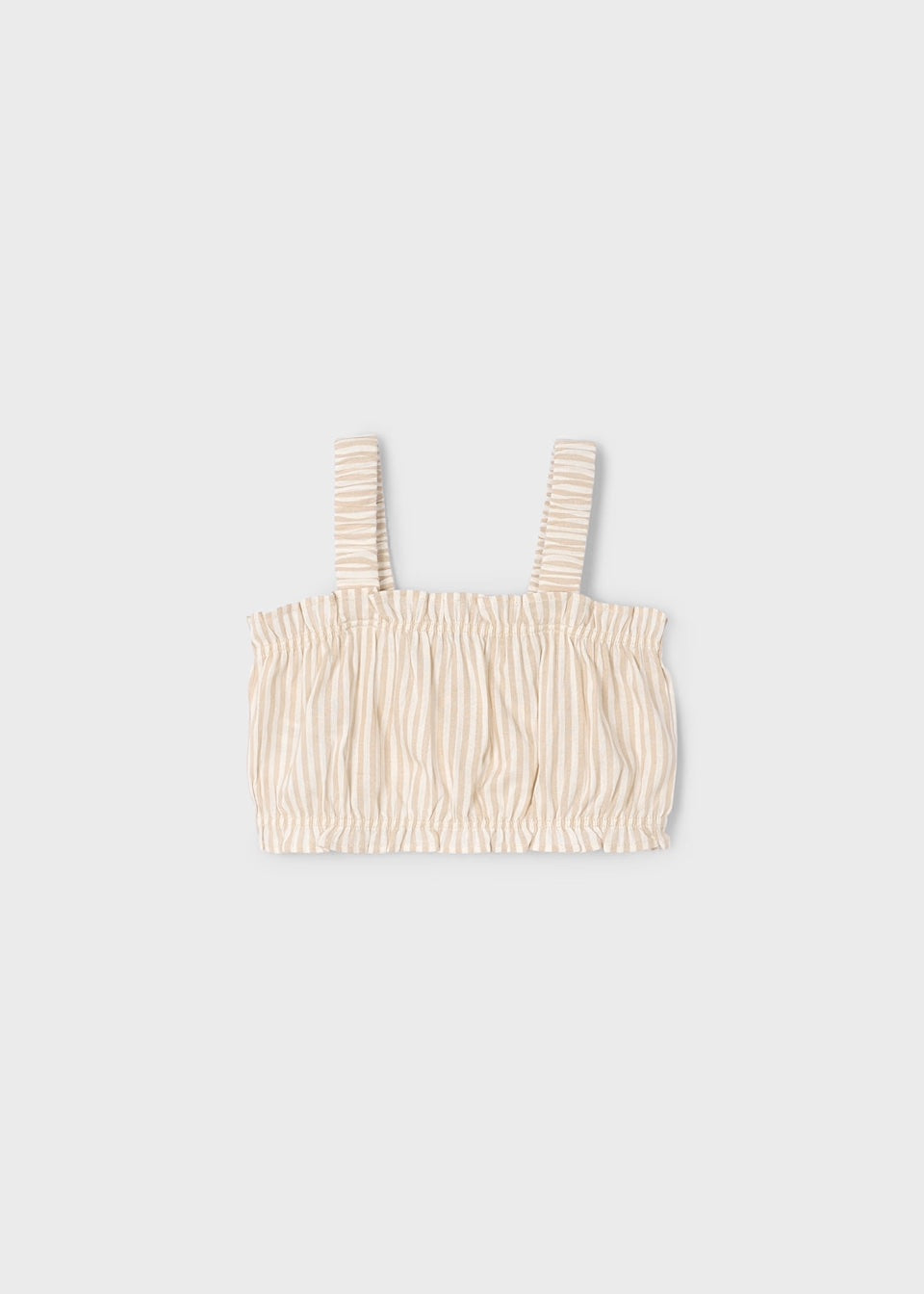 Mayoral - Striped Blouse and Top - Cinnamon