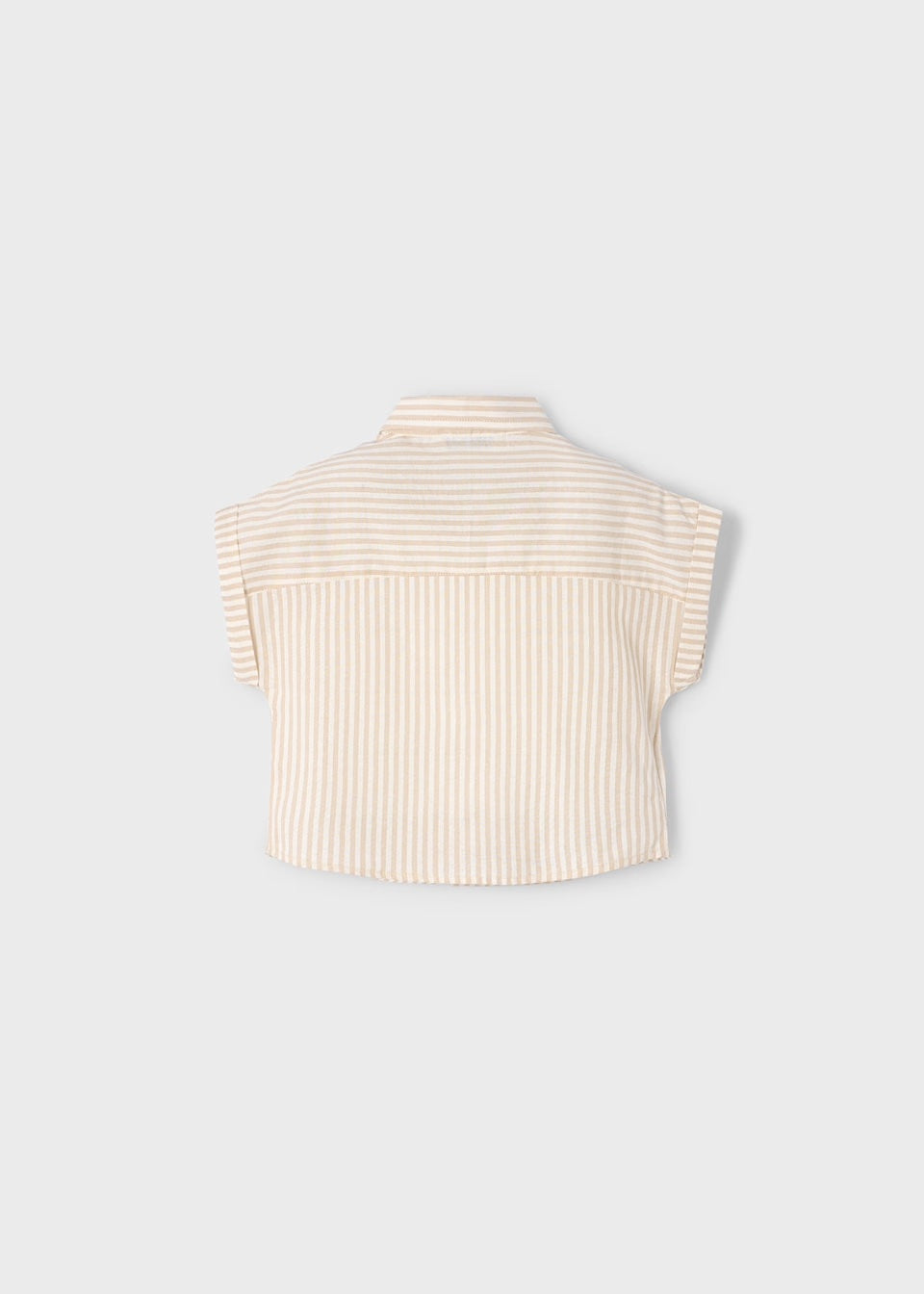 Mayoral - Striped Blouse and Top - Cinnamon