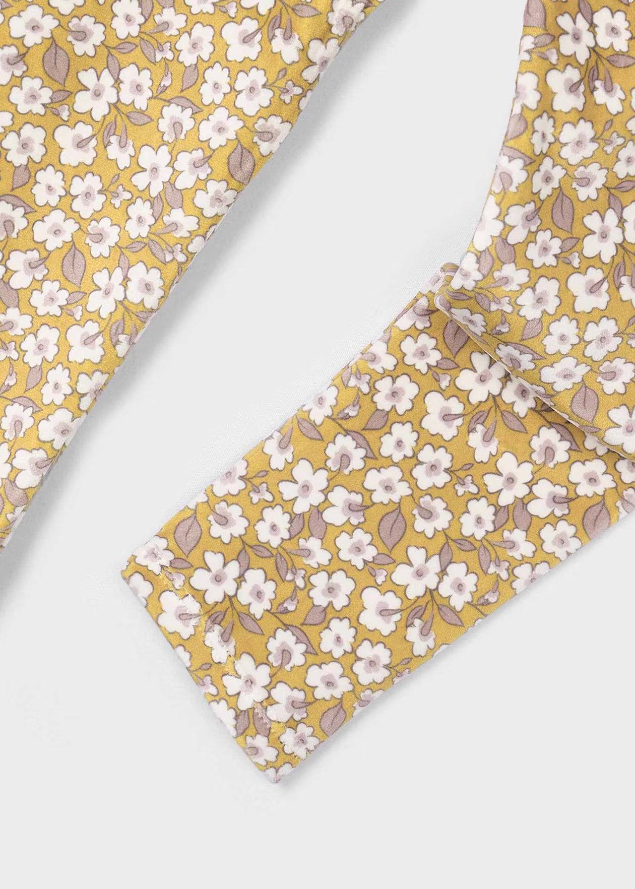 Mayoral - Velvet Leggings with Print - Mustard