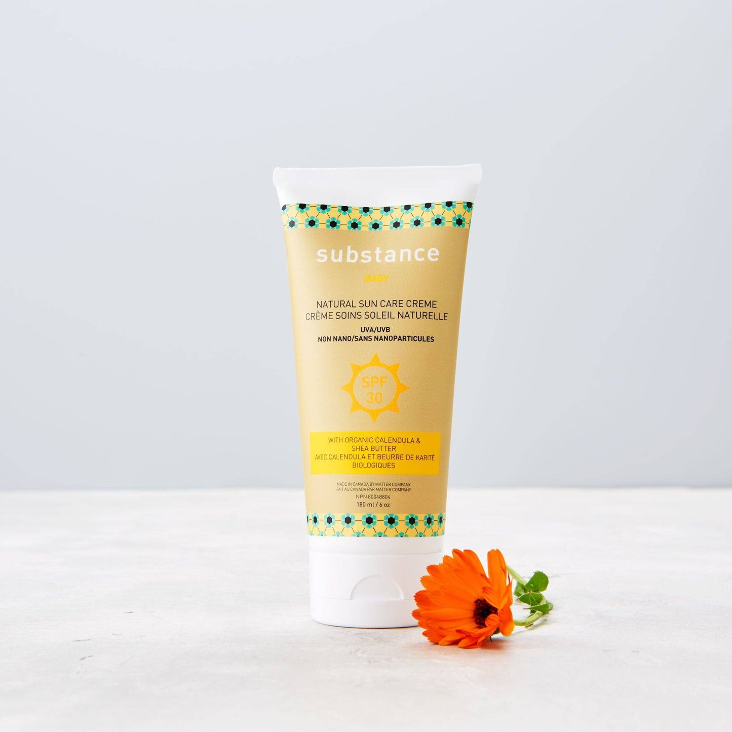 Substance - Natural Sun Care Cream for Baby - 6oz