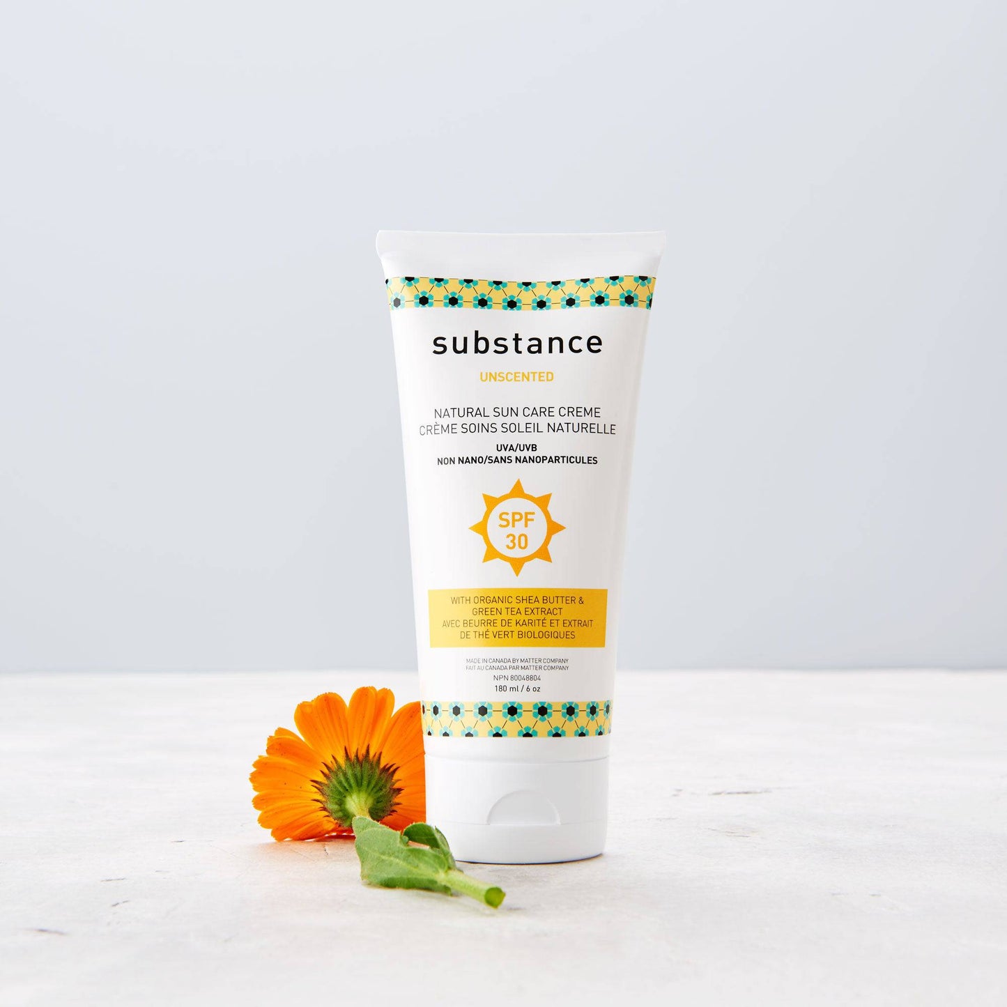 Substance - Unscented Natural Sun Care Cream for Baby - 6oz
