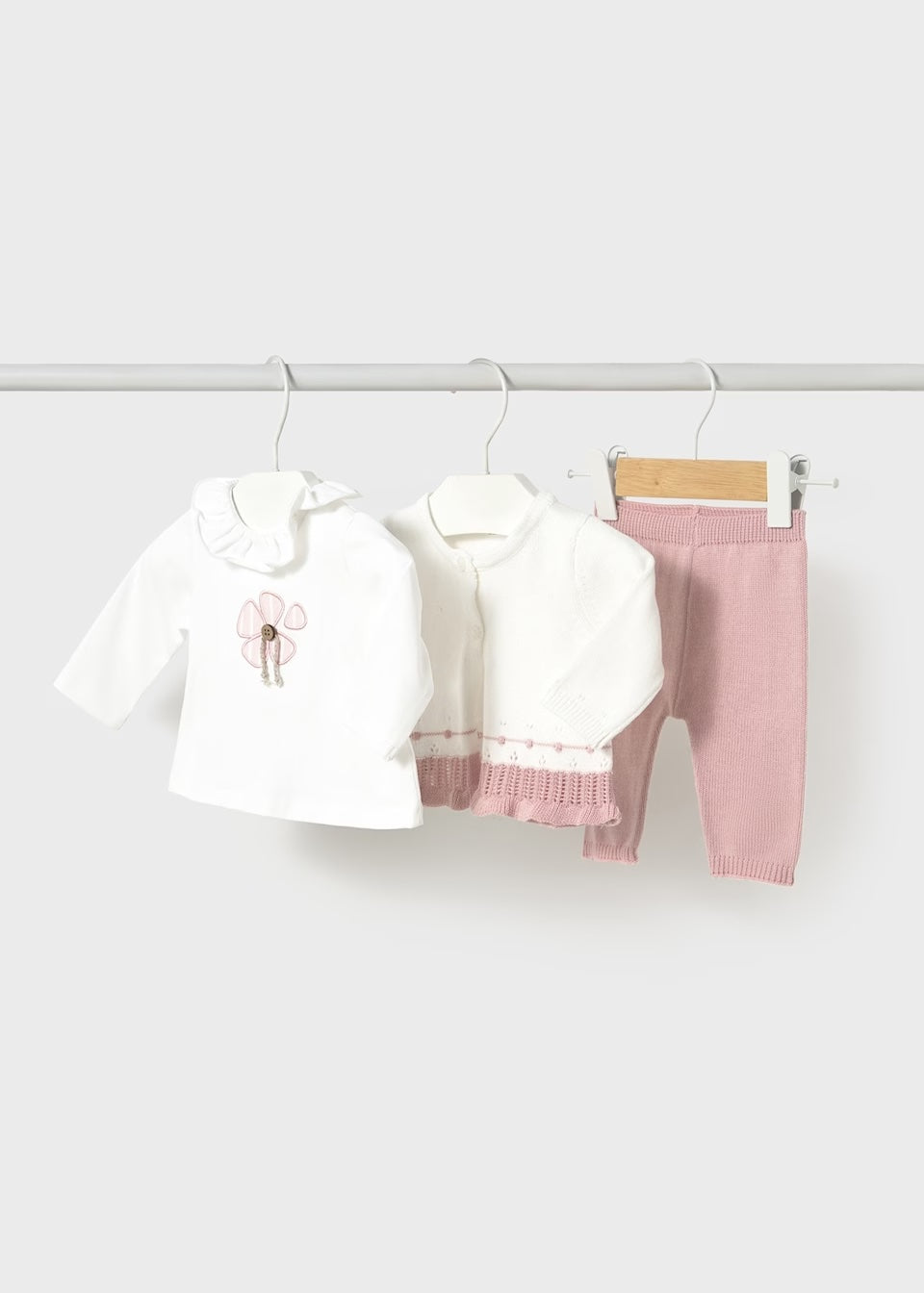 Mayoral - 3 pce Knit Set - Sakura