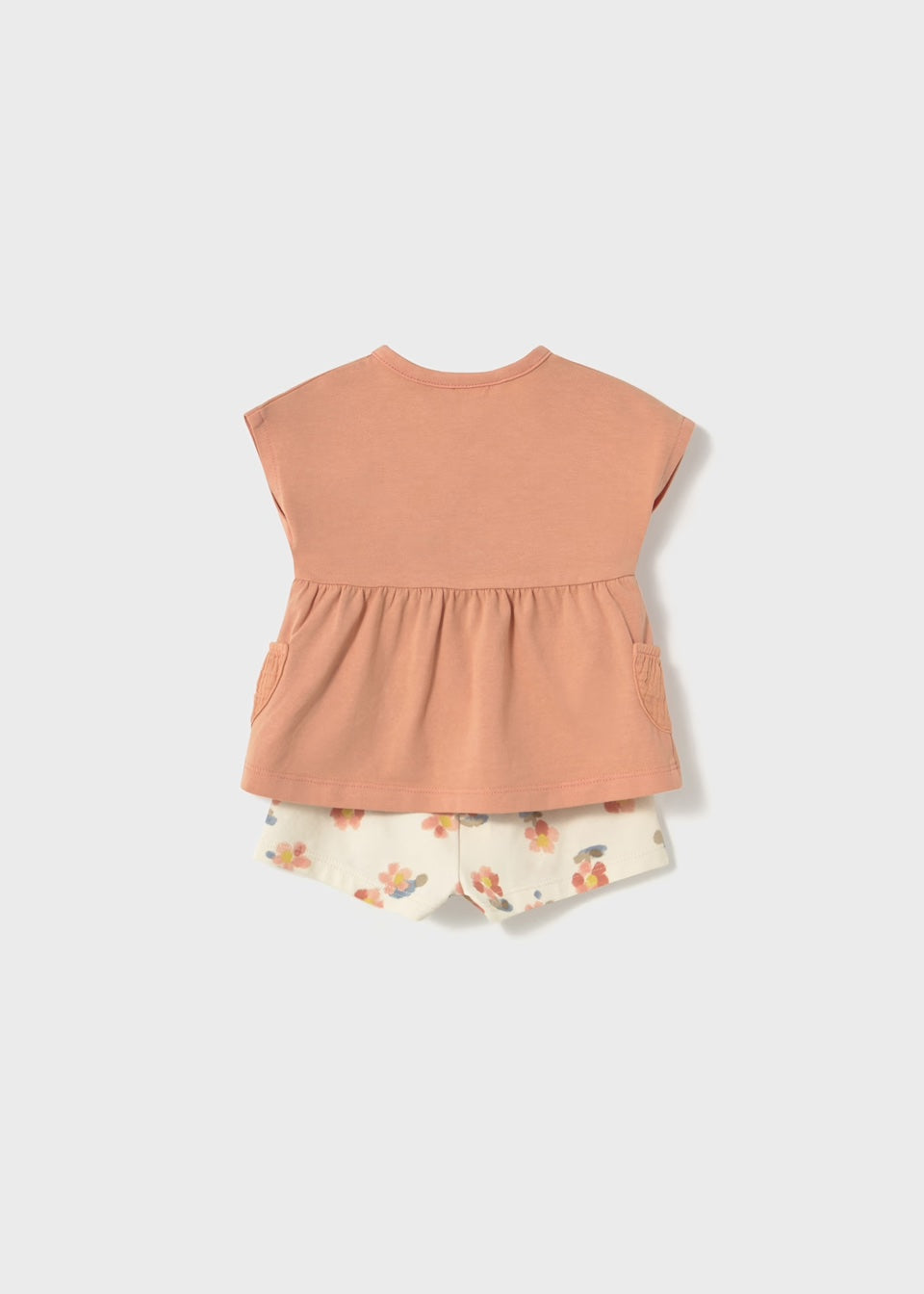 Mayoral - 2 pc Short Set - Peach