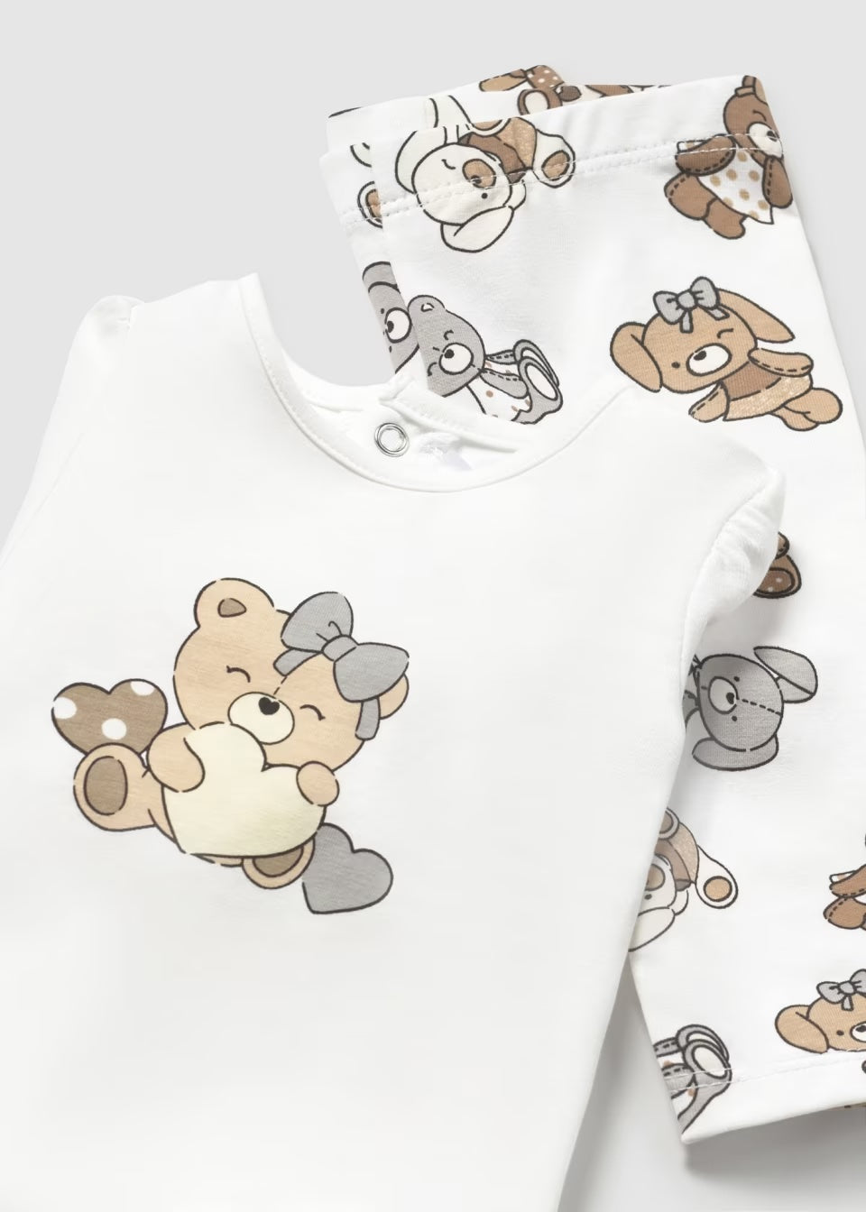 Mayoral - Long Sleeve Shirt and Legging Set - Bears