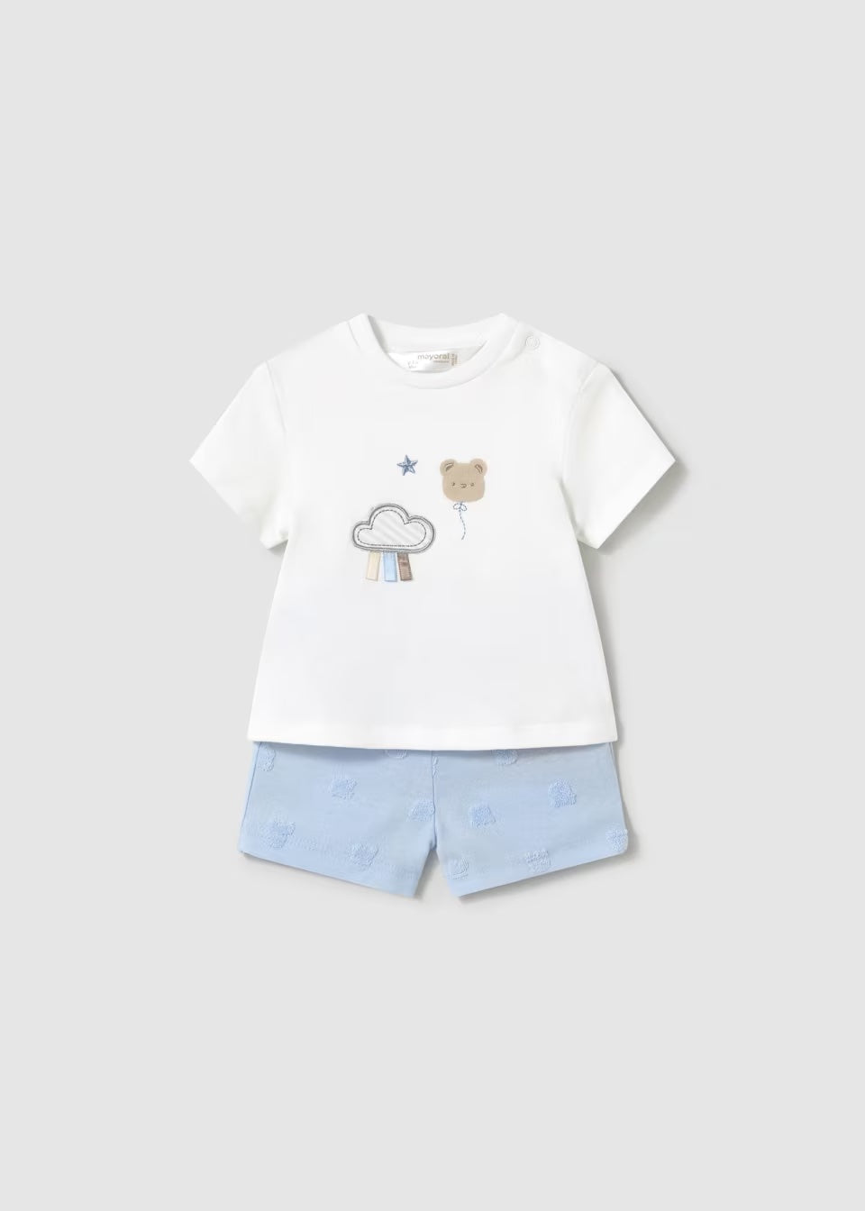 Mayoral - 2 pce Short Set - White