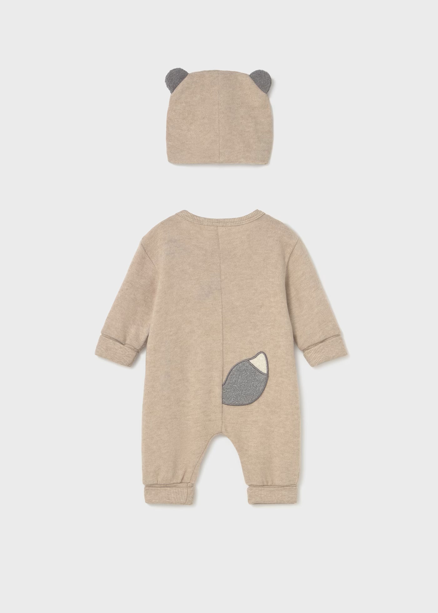 Mayoral - Romper with Hat - Oat