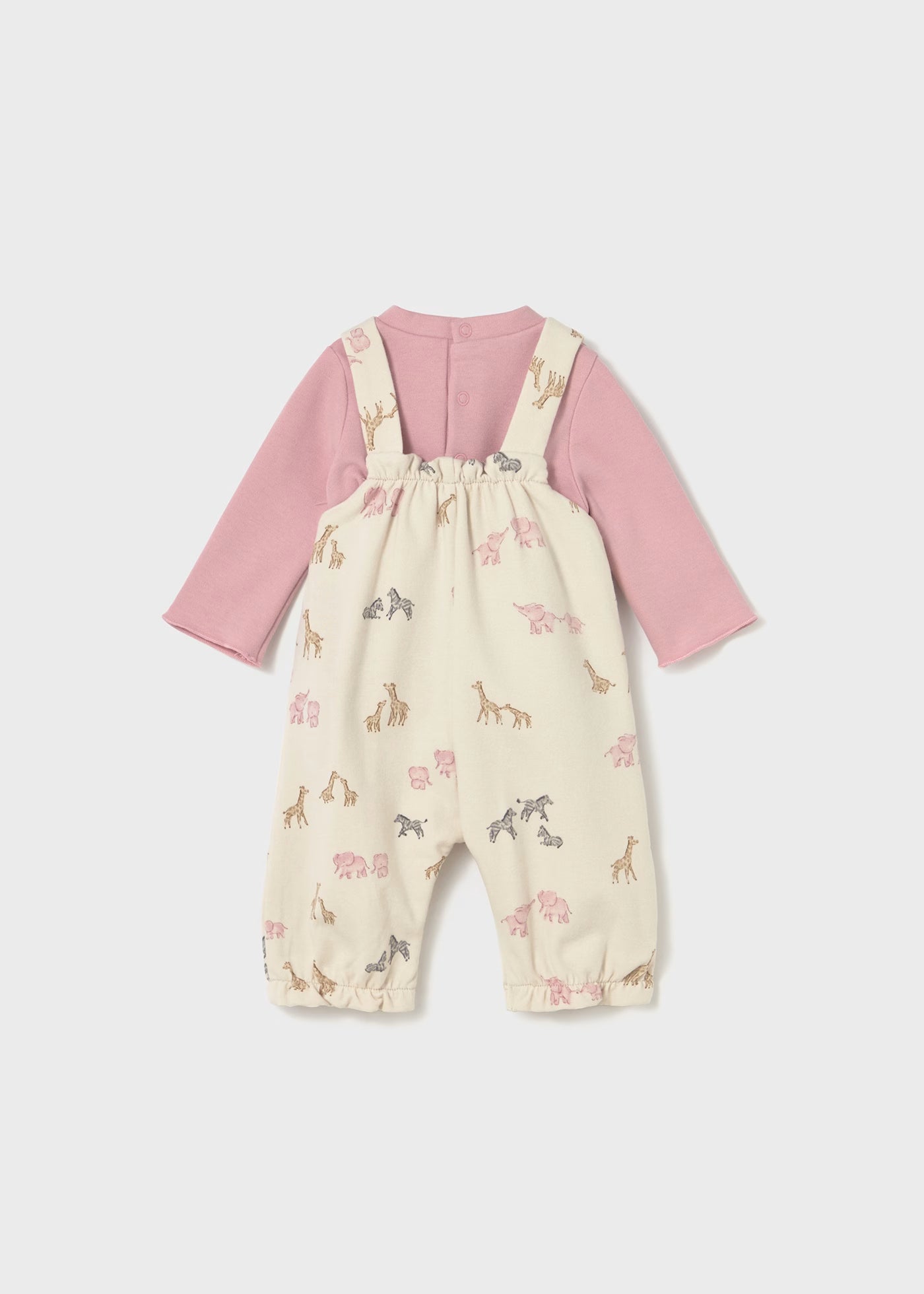 Mayoral - 2 pce Dungaree Set - Orchid