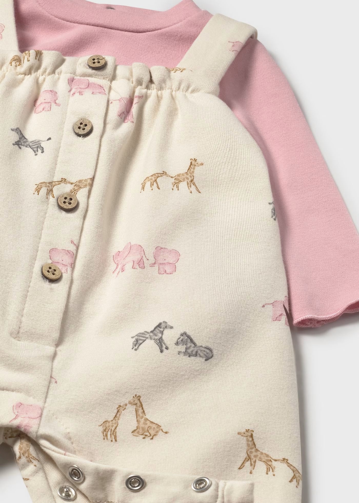 Mayoral - 2 pce Dungaree Set - Orchid