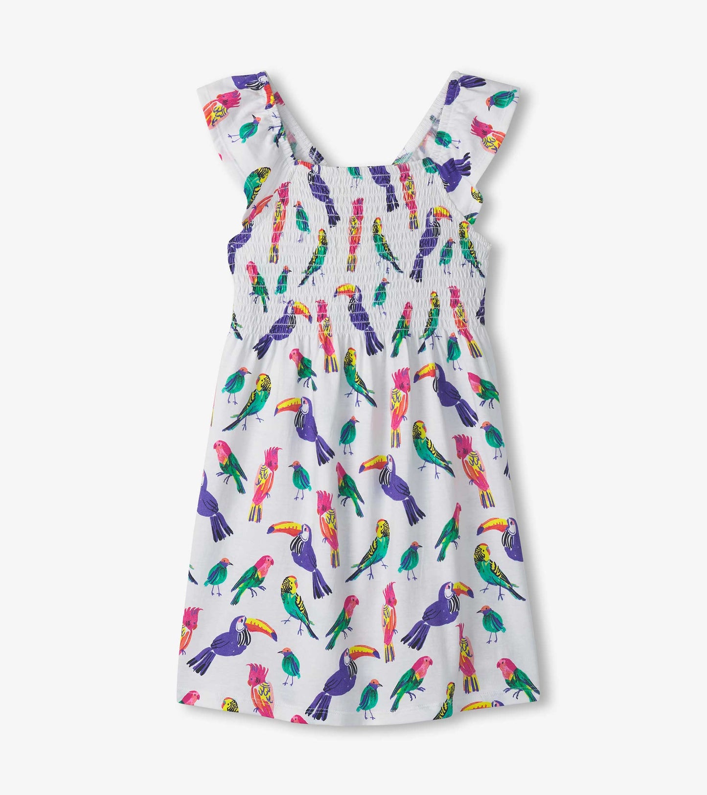 Hatley - Smocked Dress - Tropical Birds