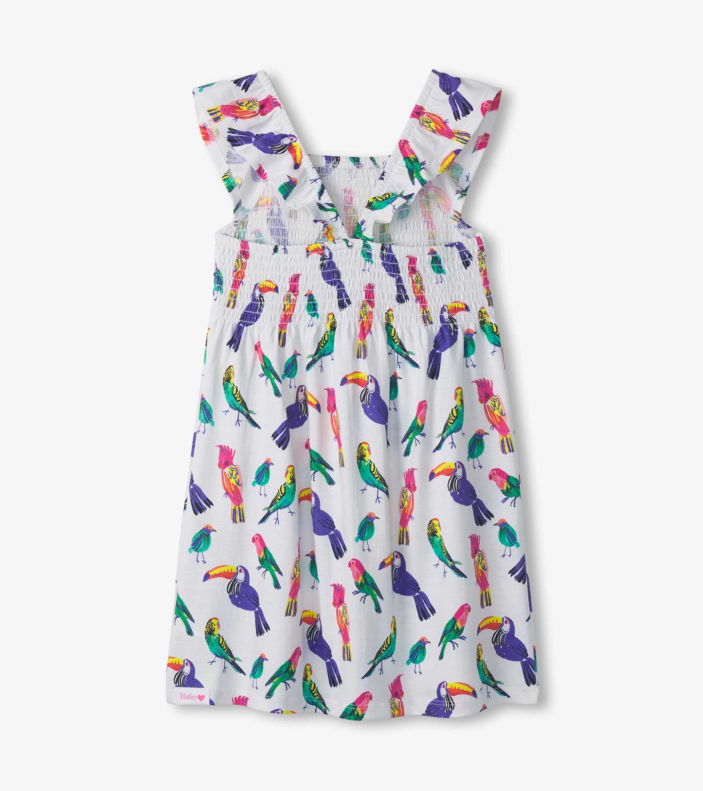 Hatley - Smocked Dress - Tropical Birds