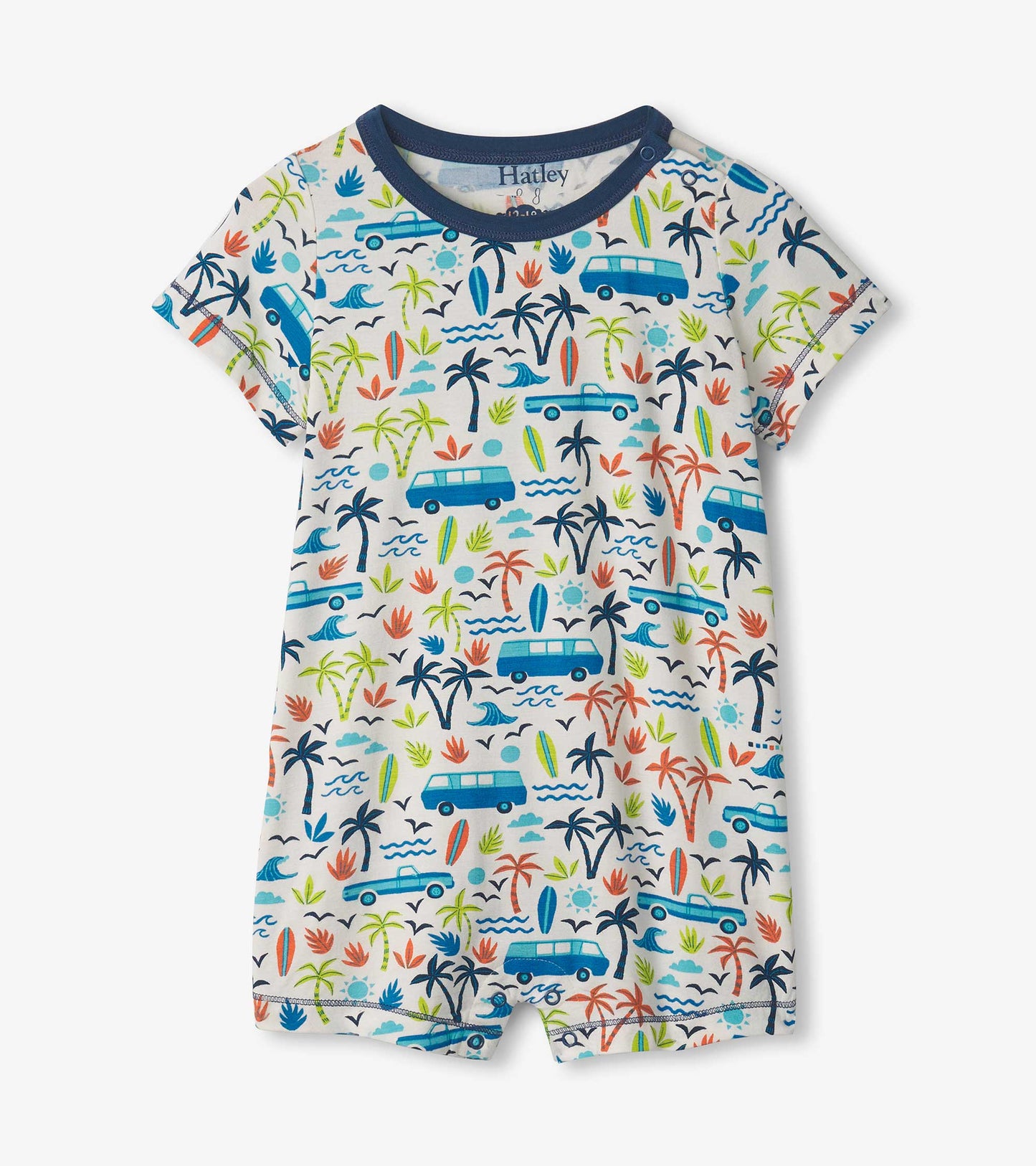 Hatley - Bamboo Romper - Beach Party