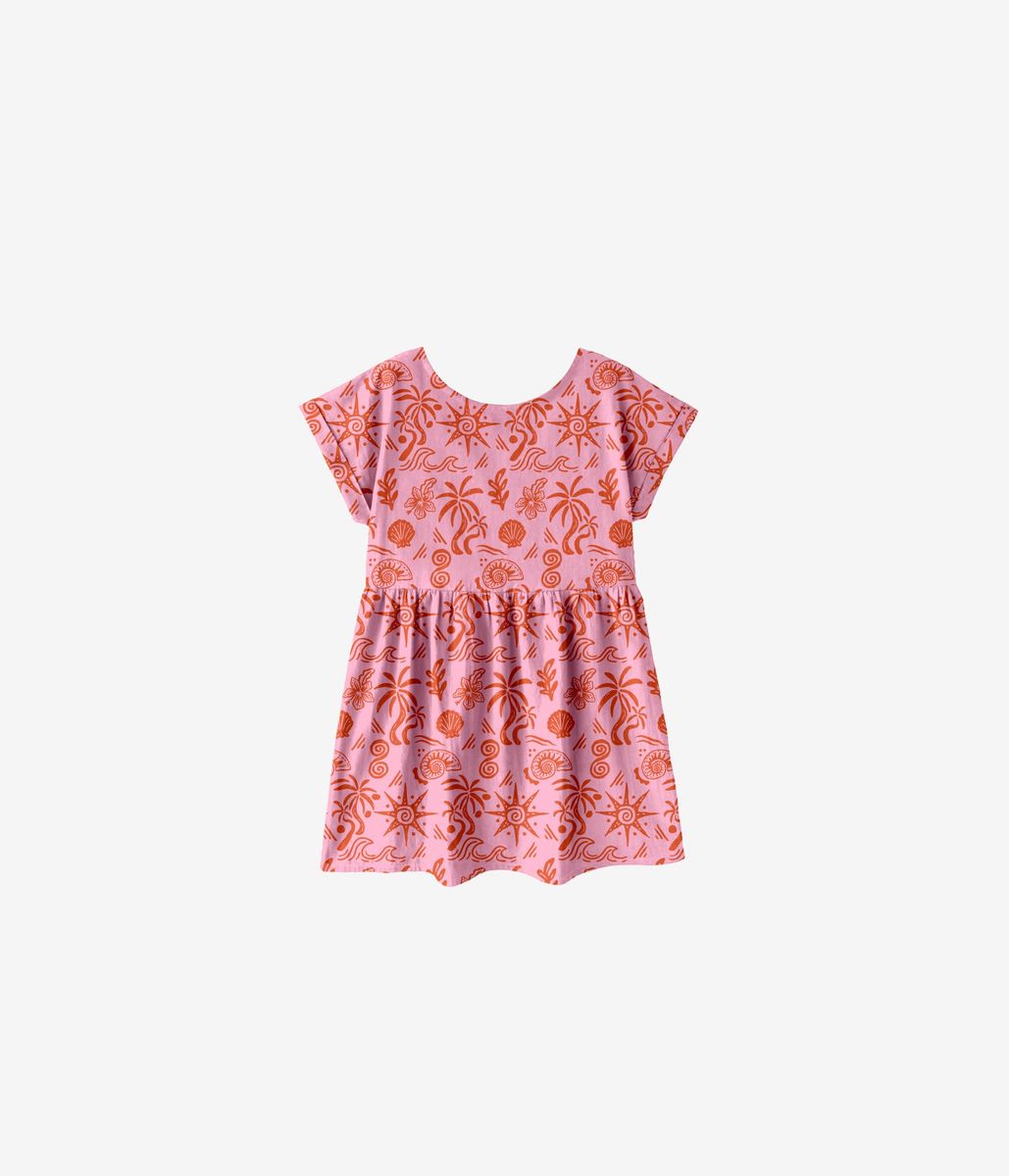 Headster - Blush Tides Baby doll Dress - Bubble Gum