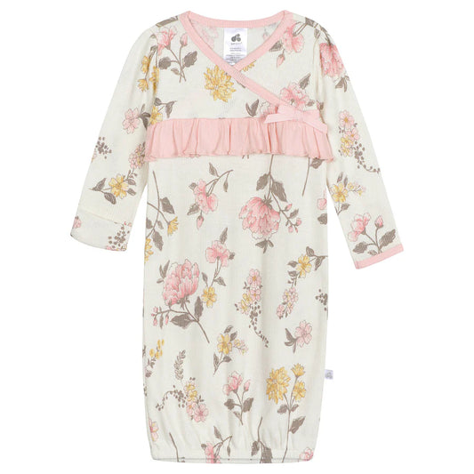 Gerber Just Born - Gown - Vintage Floral