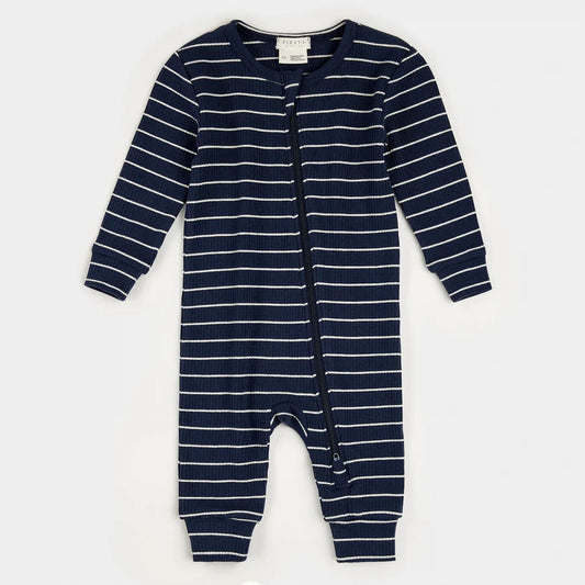 Petit Lem - Modal Rib Sleeper - Dress Blues