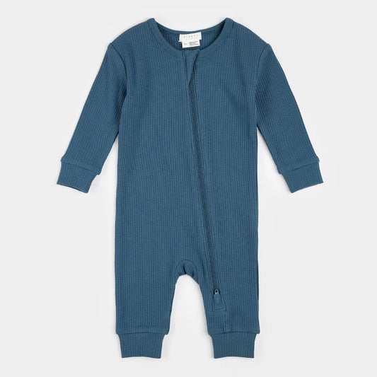 Petit Lem - Modal Rib Sleeper - Cobalt