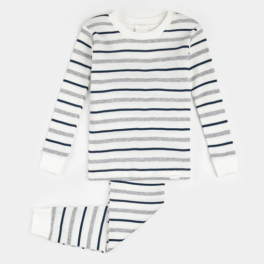 Petit Lem - Dune Striped PJ Set/Ensemble pyjama rayé dune pour bébé