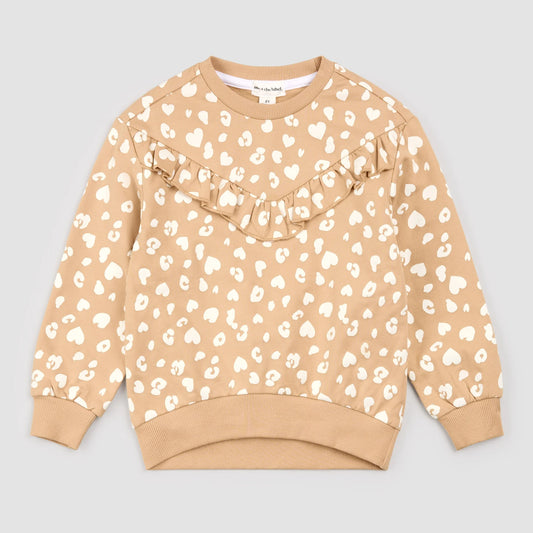 Miles The Label - Sweatshirt - Cheetah Print