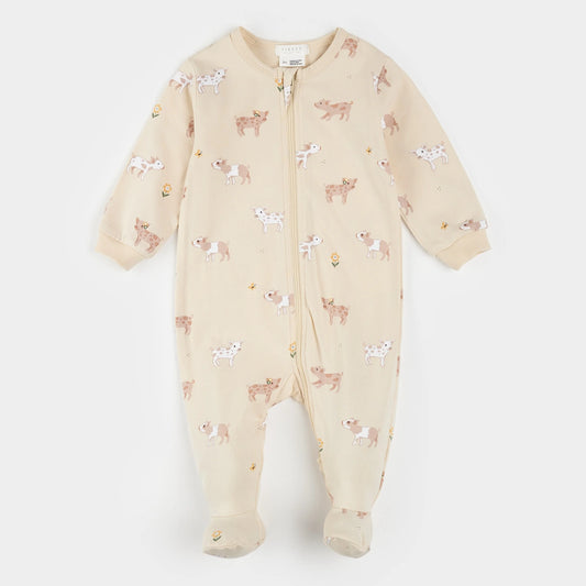 Petit Lem - Cotton Sleeper - Piglet