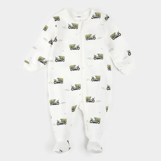 Petit Lem - Cotton Sleeper - Lawnmower